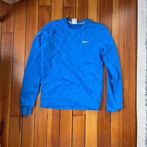 Nike Men's Vibrant Blue Crewneck Sweater